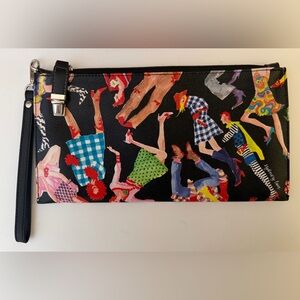 Vintage Sydney Love Fashionistas Zippered Clutch